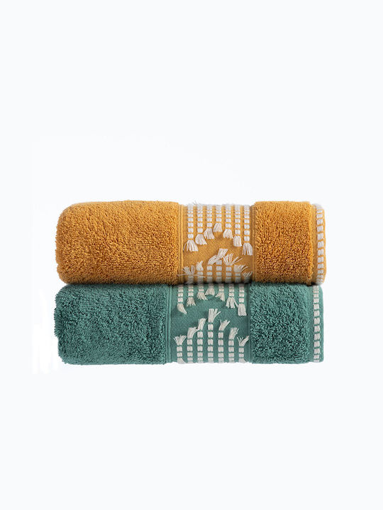 Nef-Nef Homeware Bath Towel Creative 034495 70x140cm. Green Weight 520gr/m²