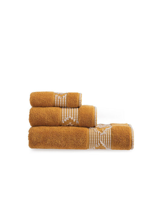 Nef-Nef Homeware Πετσέτα Προσώπου Creative 50x90εκ. Green Βάρους 520gr/m²