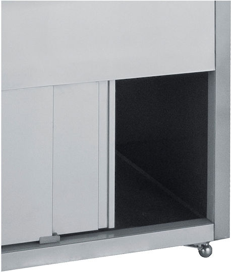 Bambas Frost CHF 150 Glass Показвач за загряване на продукти Камера 2 нива с мощност 2350W Ш150 x Д90 x В130 см.