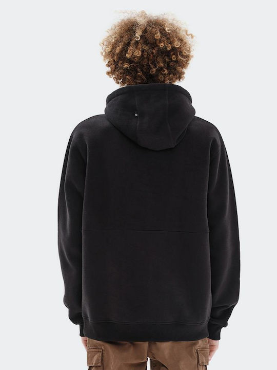 Sweatshirt mit Kapuze Schwarz
