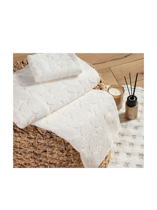 Nef-Nef Homeware Πετσέτα Χεριών Misario 30x50εκ. Natural Βάρους 550gr/m²