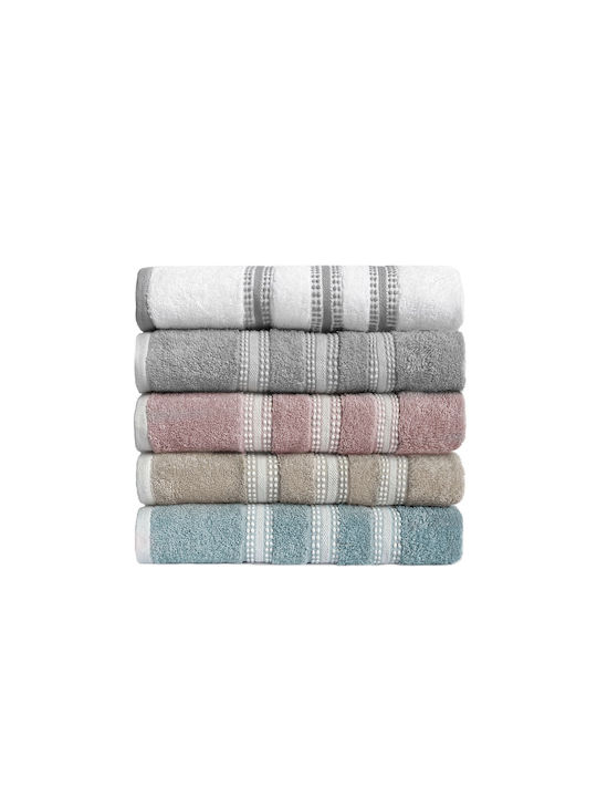 Nef-Nef Homeware Bath Towel Set 3pcs Promise Beige Weight 480gr/m²