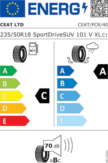 CEAT Sportdrive 235/50R18 101V XL Лято Гума