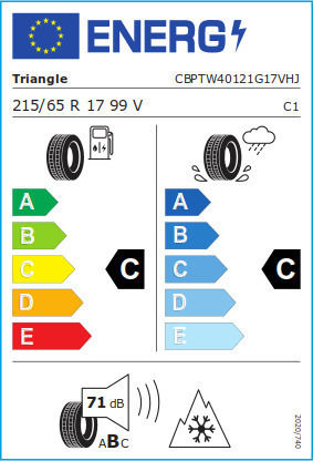 Triangle Tw401 215/65R17 99V Χειμερινό Λάστιχο Αυτοκινήτου