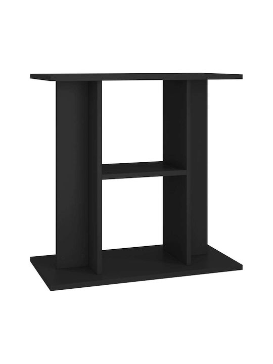 vidaXL Bază Acvariu Stand pentru acvariu negru, 60 x 30 x 60 cm, confecționat din lemn prelucrat 833568