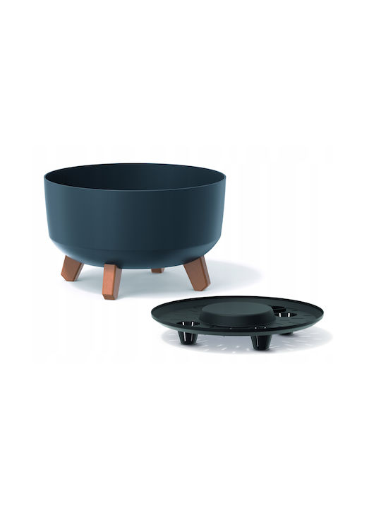 Prosperplast Legged Γλάστρα Πλαστική Λευκή 30x30x20εκ.
