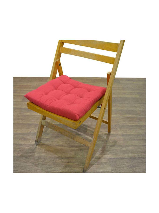 Viopros Garden Chair Cushion 14-Red 40x40cm