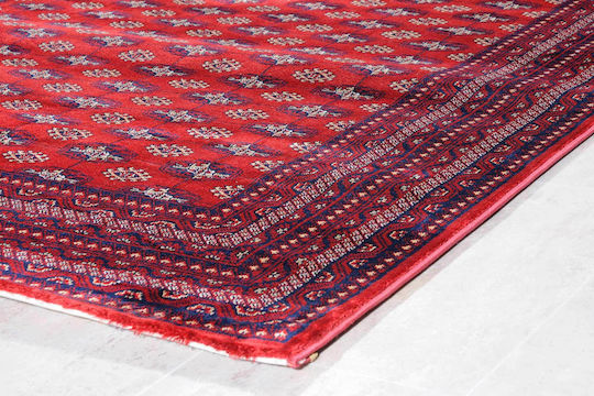 Tzikas Carpets 62096-010 Set Modern Schlafzimmer-Teppichsets Synthetisch,Polyester/Cotton/Leather Rot 358-0-355-62096-010 2Stück