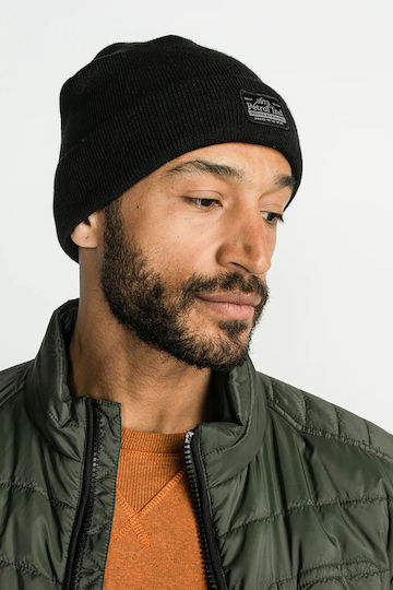 Beanie Unisex Beanie Knitted in Black color