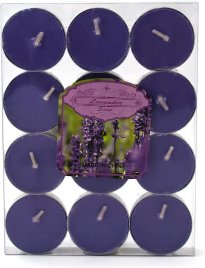 Cover Tealights Aromatic in Red Colour Up to 3 Hours Burning 12 Pieces TJ5569