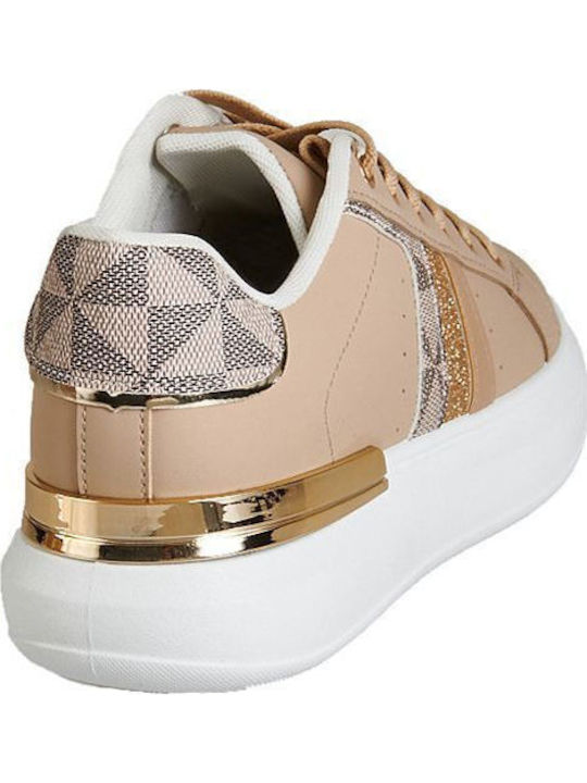 GS06955W Γυναικεία Sneakers Καφέ
