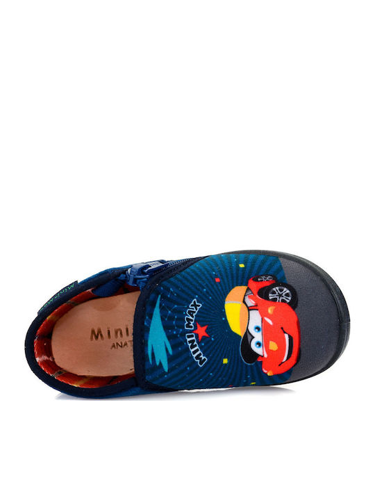 Kids Slippers Boots Blue Dinamo 3