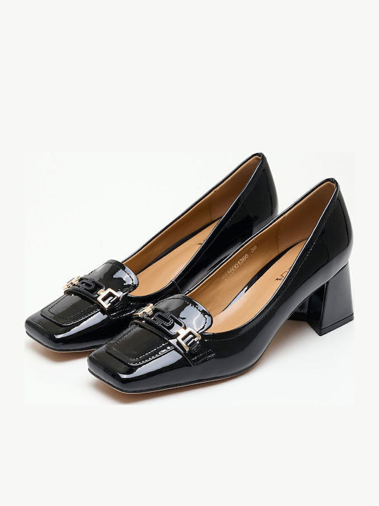 Foe Pumps mit Riemchen Schwarz
