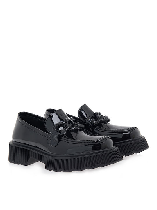 Exe Women's Loafers in Black Color