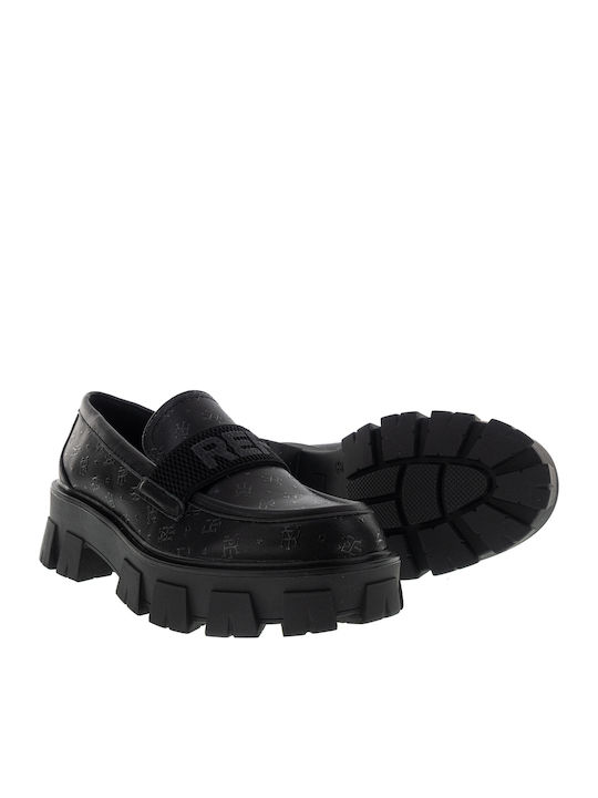 Cable Damen Mokassins in Schwarz Farbe