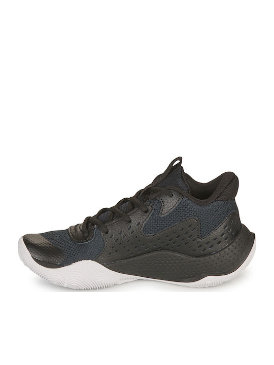 Gs Jet '23 Kids Sports Shoes Basketball with Laces Black