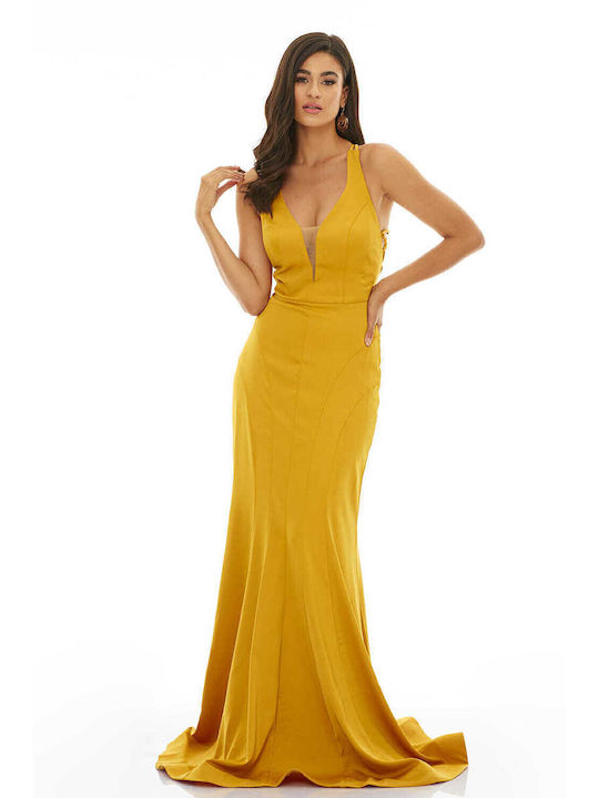 RichgirlBoudoir Maxi Φόρεμα Κίτρινο