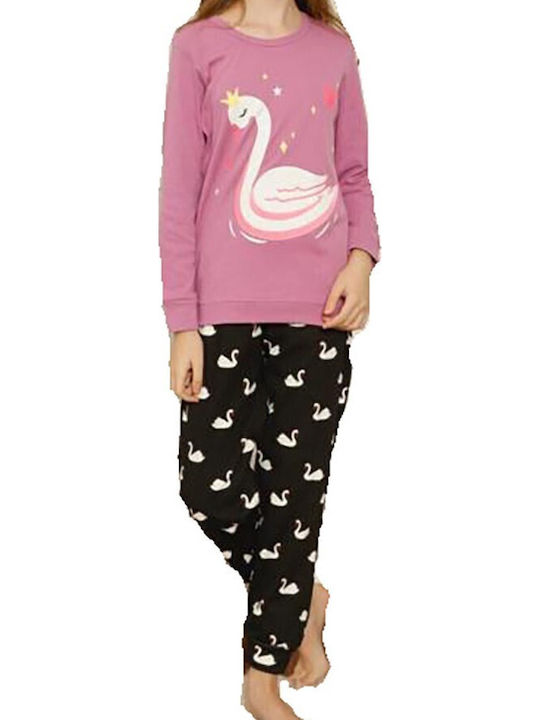 Happy Touch Pijama pentru copii De iarnă Lila