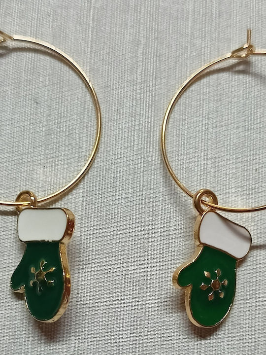 Tatu Moyo Earrings Hoops Gold Plated