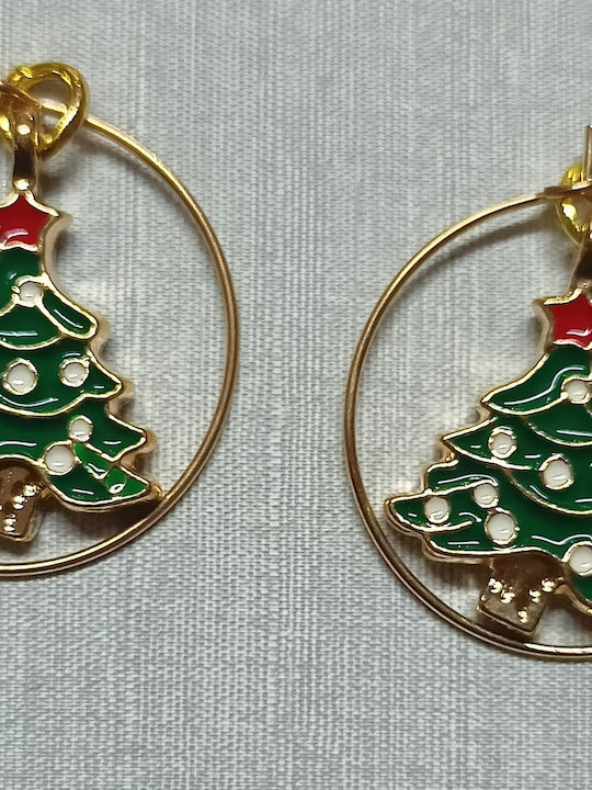 Tatu Moyo Earrings Hoops Gold Plated
