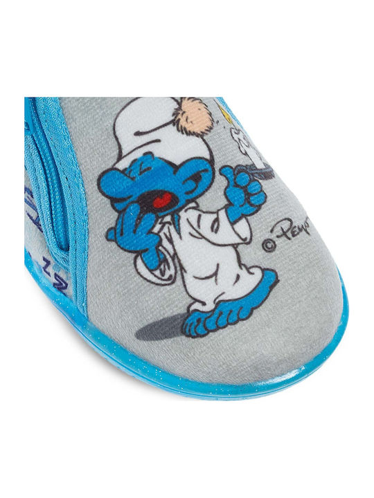 Παντόφλες Μποτάκια Μπλε Smurf