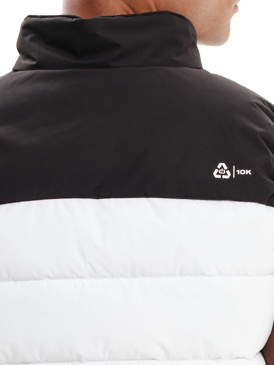 Sleeveless Jacket Puffer Waterproof White