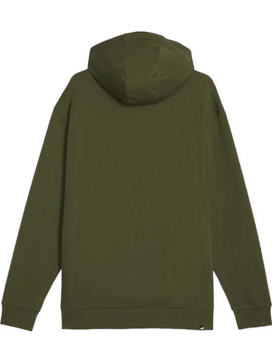 PUMA Radical Φούτερ Χακί με Κουκούλα
