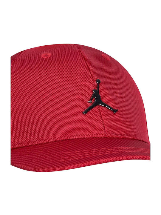Jordan Kids' Jockey Fabric Hat Jumpman Curve Brim Red