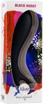 Alive Anal Plug Black 10cm