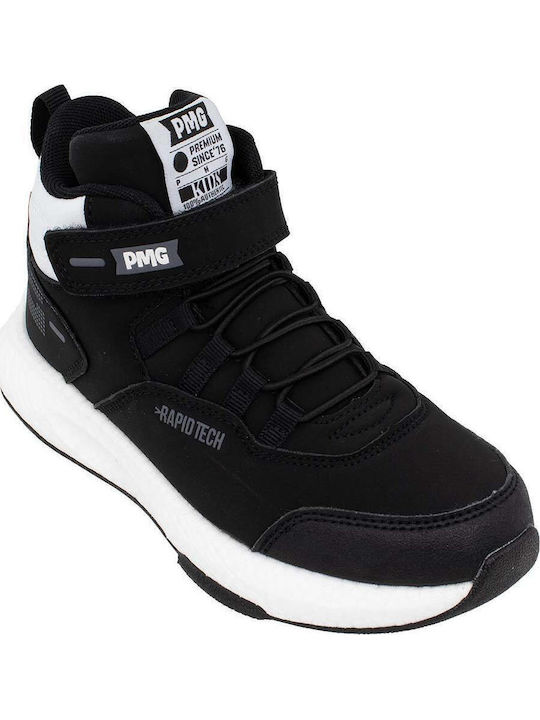 Kids Sneakers High with Scratch Black