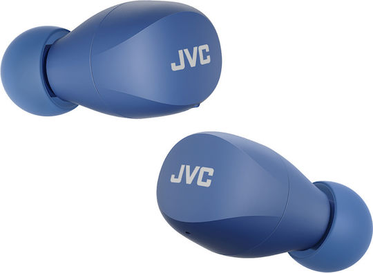 JVC Gumy Mini In-ear Bluetooth Handsfree Ακουστικά με Αντοχή στον Ιδρώτα και Θήκη Φόρτισης Μπλε