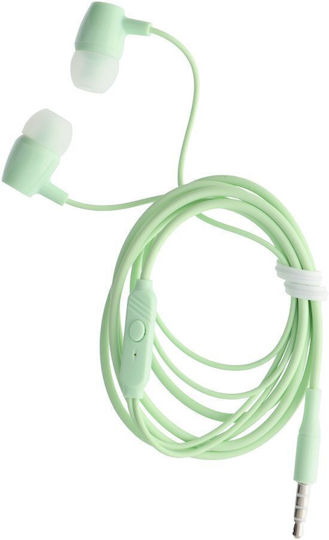 Pavareal PA-E67 Earbuds Handsfree with 3.5mm Connector Green
