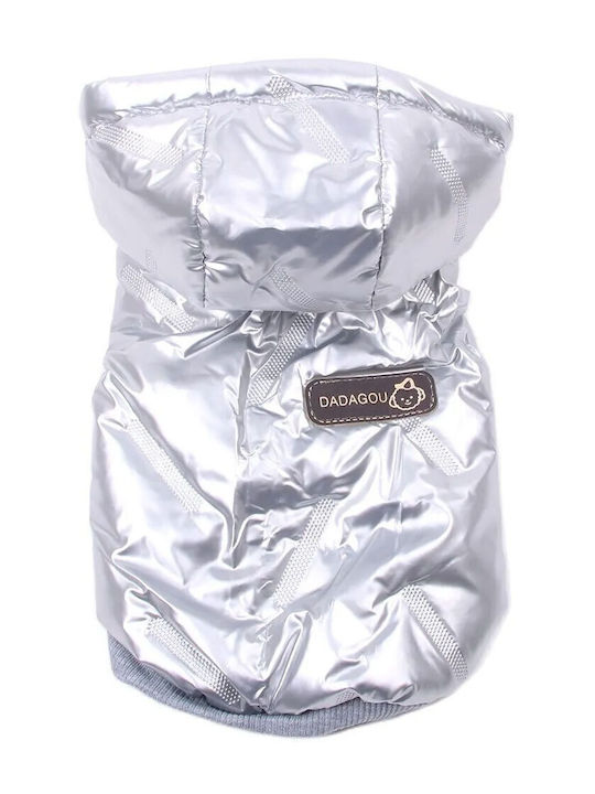 Denik Pets Кучешки палта Водоустойчиво Сребрист XXLarge / Large / XSmall / Small / Medium / XLarge с дължина на гръбчето 40 см.