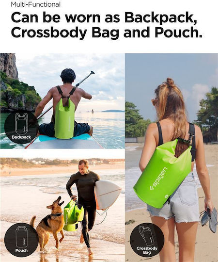 Spigen AquaShield A630 Waterproof Bag Backpack Green