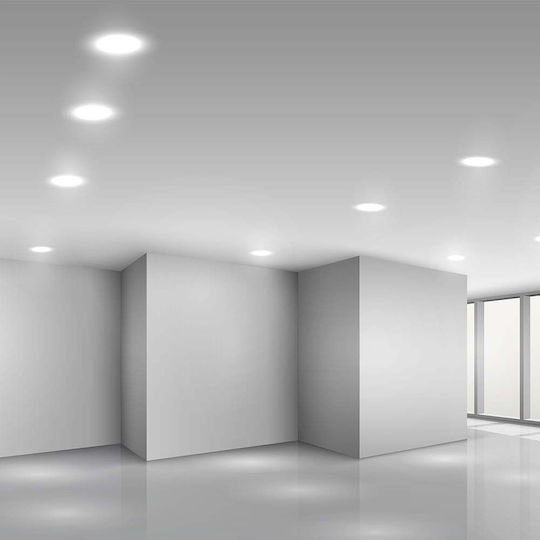 V-TAC Rundes Vertieftes LED-Panel 12W mit Natürliches Weiß Licht 4000K 17cm