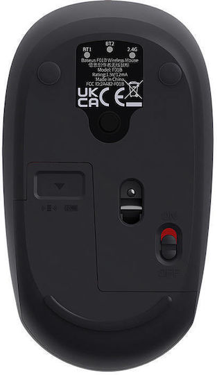 Baseus F01B Ασύρματο Bluetooth Mini Ποντίκι Frosted Grey