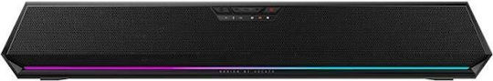 Edifier G1500 BAR Ασύρματα Ηχεία Υπολογιστή 7.1 με RGB Φωτισμό και Bluetooth Ισχύος 5W σε Μαύρο Χρώμα