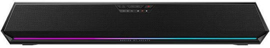 Edifier G1500 BAR Ασύρματα Ηχεία Υπολογιστή 7.1 με RGB Φωτισμό και Bluetooth Ισχύος 5W σε Μαύρο Χρώμα