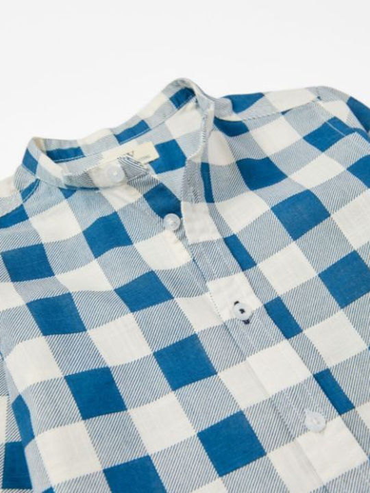 Zippy Kids Checked Shirt White