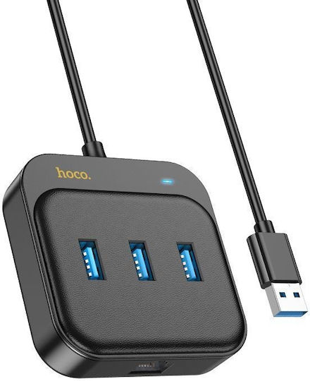 Hoco HB35 USB 3.0 3 Port Hub with USB-A / Ethernet Connection