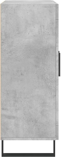 Μπουφές Ξύλινος Γκρι 69.5x34x90cm
