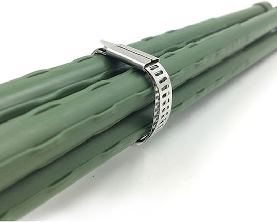 Metallic Cable Ties 200mmx7.9mm In Silver Colour 20pcs 104032