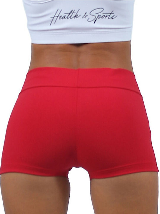 H&S Women's Training Legging Push Up Red