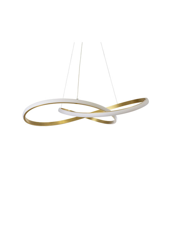 GloboStar Dexter Pendant Light Gold 73x73x16cm