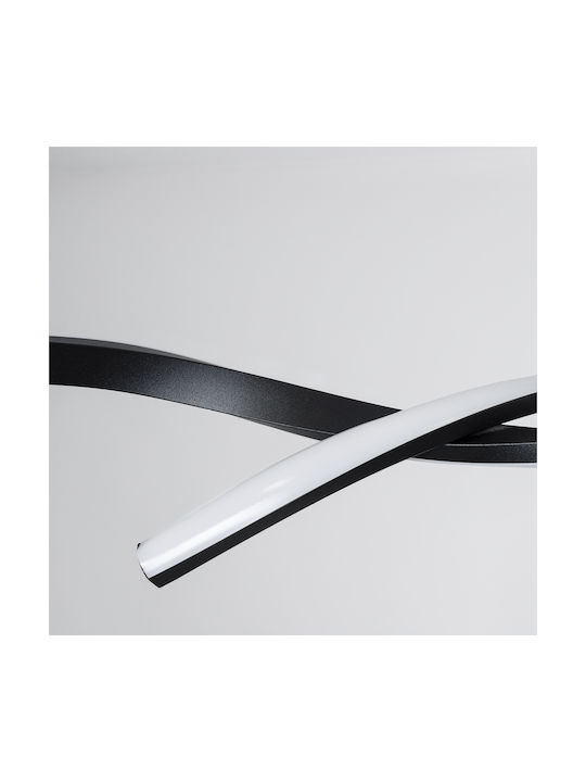 GloboStar Morales Pendant Light Black Rail 90x14x14cm