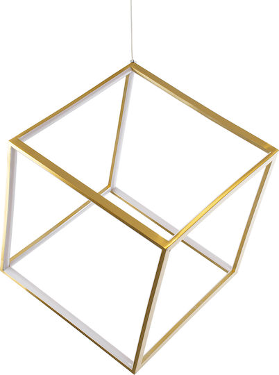 GloboStar Kiboo Hängelampe Gold 40x40x40cm.