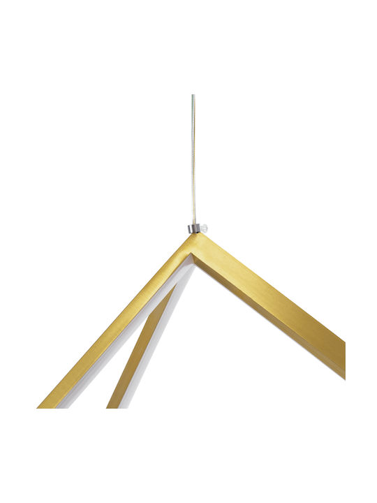 GloboStar Kiboo Hängelampe Gold 40x40x40cm.