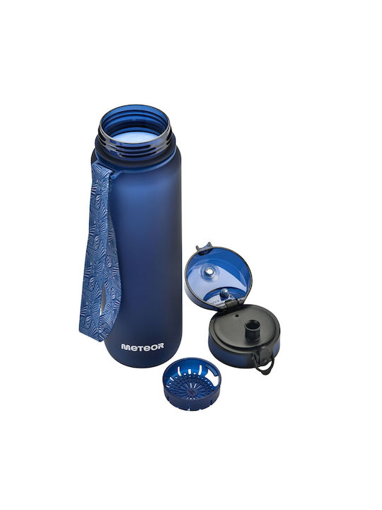 Meteor Sports Water Bottle 500ml Blue