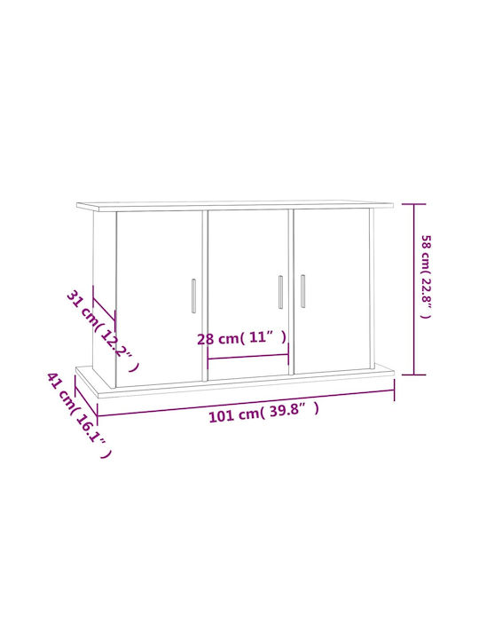 vidaXL Aquariumständer Aquarium Stand