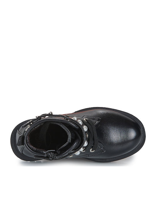 Kids Boots with Zipper Black